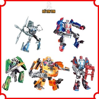 Đồ chơi thông minh xếp hình mô hình siêu nhân robot xe trí tuệ