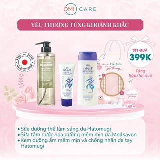 Combo Quà Tặng Yêu Thương Từng Khoảnh Khắc, Nâng Niu Làn Da Kèm Túi Đựng Quà Ý Nghĩa 399K
