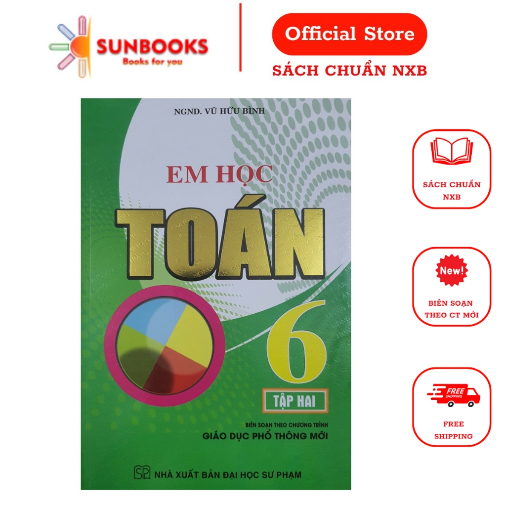 Sách - Em học Toán 6 - Tập 2 (Theo Chương Trình Giáo Dục Phổ Thông Mới)