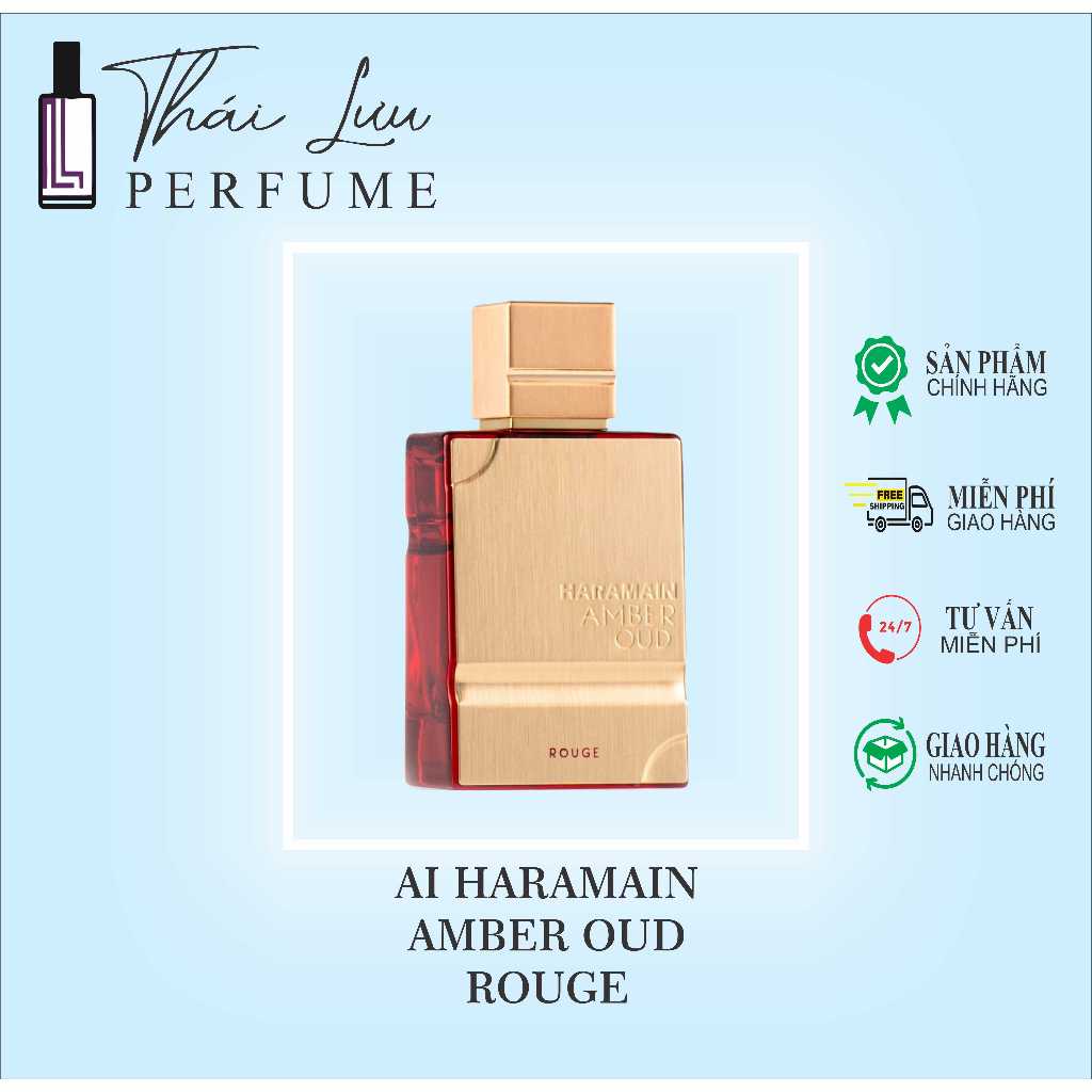 Nước hoa Haramain Amber Oud Rouge mẫu thử 10ml