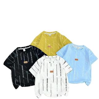  Áo thun TAG DA nhiều mẫu, chất liệu vải cotton chính phẩm mềm mát cho bé trai từ 8-28Kg