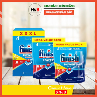 Viên rửa bát Finish Essential - Finish All in One - Finish All in 1 (Max) 6in1 và 10in1 dành cho máy rửa chén bát