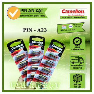[CHÍNH HÃNG 5 viên] Pin A23, A27 Alkaline Camelion 12V , Pin cửa cuốn, điều khiển ( 5 viên/ vỉ).
