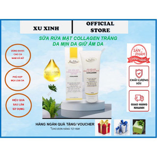 Sữa rửa mặt trắng mịn da dưỡng ẩm collagen miss white 100g
