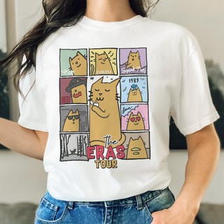 Áo thun Taylor Swift mèo vàng The Eras Tour