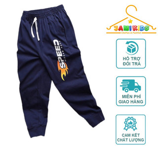 Quần dài bé trai JAMIKIDS chất cotton xuất mềm mát 23-57kg