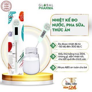 Nhiệt kế Misuta đo nước tắm phi thuyền/ đo nước pha sữa, thức ăn, nước - an toàn, chính xác