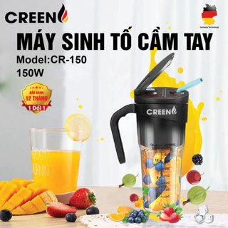 Máy Xay Sinh Tố Cầm Tay CREEN CR-150 Sử dụng pin sạc - Xay cực nhanh , cao cấp, an toàn tuyệt đối