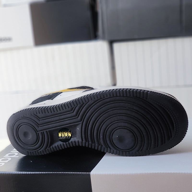 Giày AF1 -Air Force 1 Low trắng đen, real 2hand,  size 43