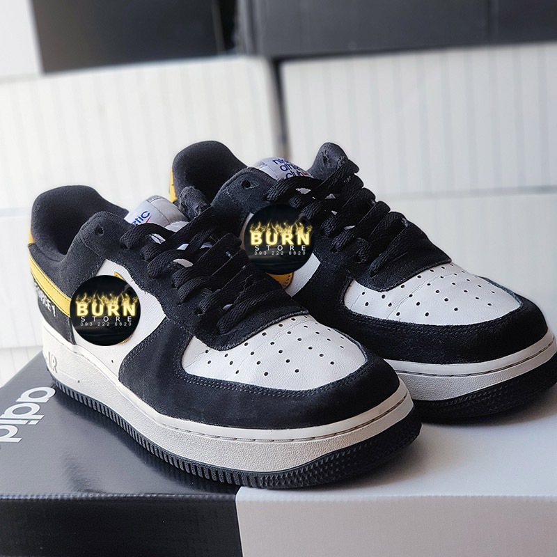 Giày AF1 -Air Force 1 Low trắng đen, real 2hand,  size 43