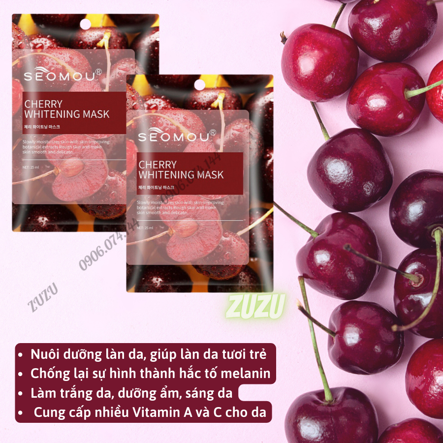 Mặt Nạ Nội Địa Trung Cấp Ẩm Ngăn Ngừa Lão Hóa Làm Sáng Da Tái Tạo Da Và Giảm Thâm