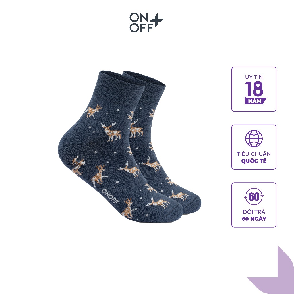 NEW ONOFF | Tất nam cổ ngắn ONOFF Modal êm mịn - 18AE24A078