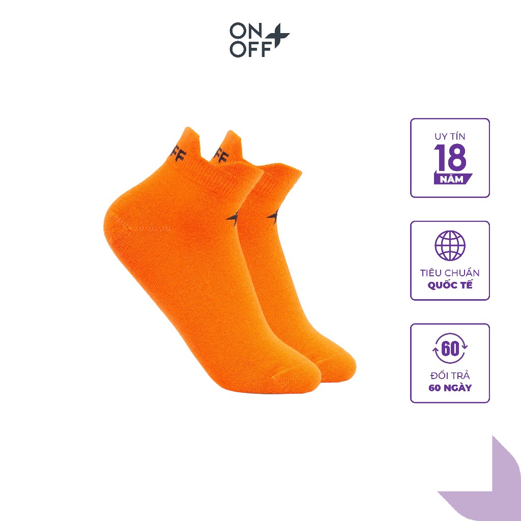 NEW ONOFF | Tất nữ thể thao cổ ngắn ONOFF Modal cao cấp, kháng khuẩn, êm nhẹ - 16AE24A081