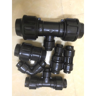 Góc đều :tê đều :nối đều :50+63 hdpe++ côn thu 50+63-+góc đều ):63+50+tê thu 50+63:
