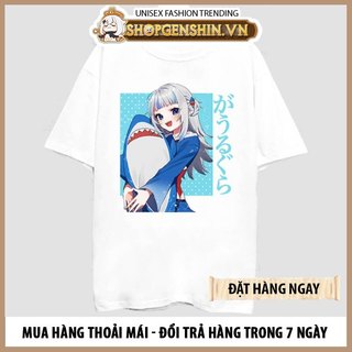 Áo thun Gawr Gura Hololive Collections ngắn tay