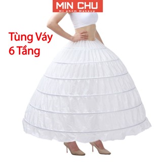 Tùng 6 Tầng Thép_Tùng 6 Gọng Làm Phồng Váy Cưới Cô Dâu Gía Tại Xưởng
