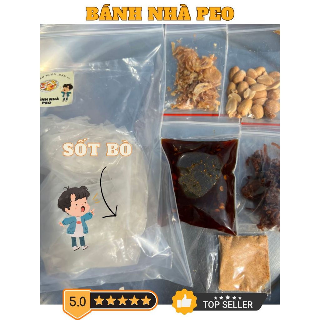 Bánh Tráng Dẻo Phơi Sương Nhà Peo