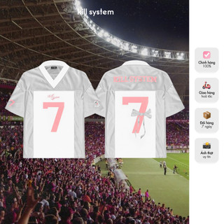 Áo thể thao jersey 7 Nơ Hồng oversize Kill System Silly Love