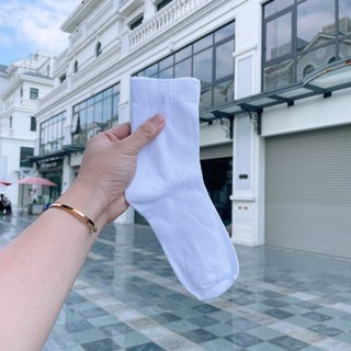 Tất cổ cao chất liệu cotton thoáng khí, phong cách basic dễ phối đồ