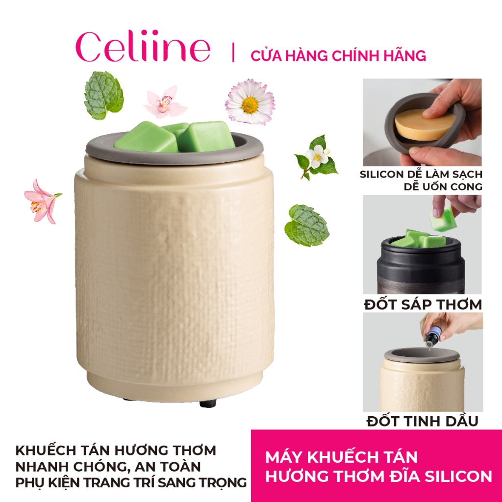 Máy khuếch tán hương thơm Đĩa Silicon Natural Linen