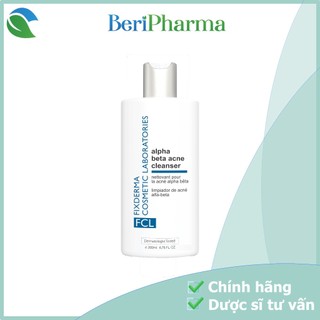 ✅ FCL Sữa Rửa Mặt Làm Sạch Bụi Bẩn, Giảm Mụn Phục Hồi Da Dành Cho Da Dầu Mụn Alpha Beta Acne Cleanser 200ml