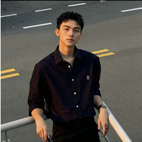 Áo Sơ Mi - Sơ Mi Unisex Nam Nữ Chất Liệu Cotton In Chữ S Phong Cách Trẻ Trung Nam Nữ Mặc Được