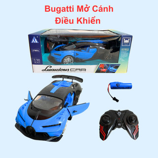 Siêu xe mở cánh điều khiển từ xa ô tô mở cánh điều khiển từ xa tốc độ cao thiết kế siêu xịn màu xanh đẹp mắt