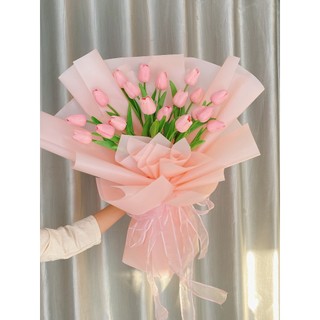 Hoa tulip - bó hoa tulip - hoa tulip giả - bó hoa quà tặng 8.3 - quà 8 3 tặng người yêu - quà 8/3 cho nữ