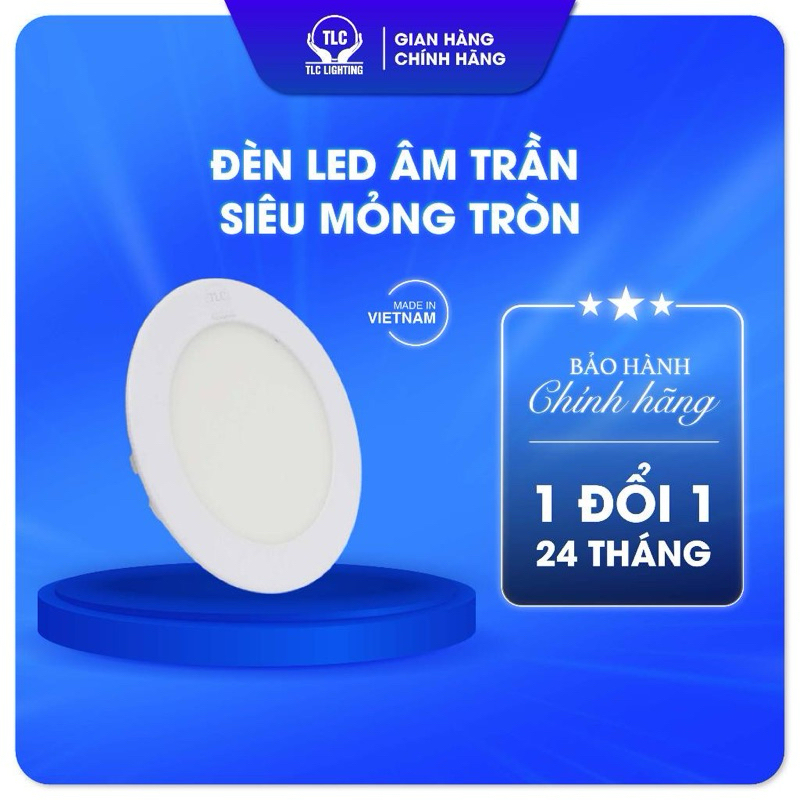 Đèn Led Âm Trần Siêu mỏng Tròn TLC LIGHTING