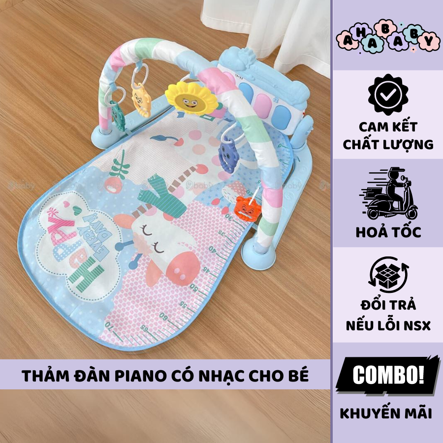 Thảm Đàn Piano Cho Bé Mẫu Hình Hươu 9BABY Kèm Ảnh Thật + Video