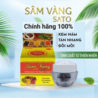 kem sâm vàng sato 22g(mụn, nám, dưỡng trắng).