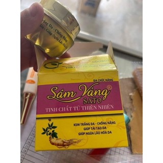 kem sâm vàng sato[mụn, nám, dưỡng trắng].