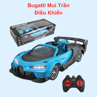 Siêu xe mui trần điều khiển từ xa ô tô mui trần điều khiển từ xa tốc độ cao thiết kế siêu xịn màu xanh bắt mắt