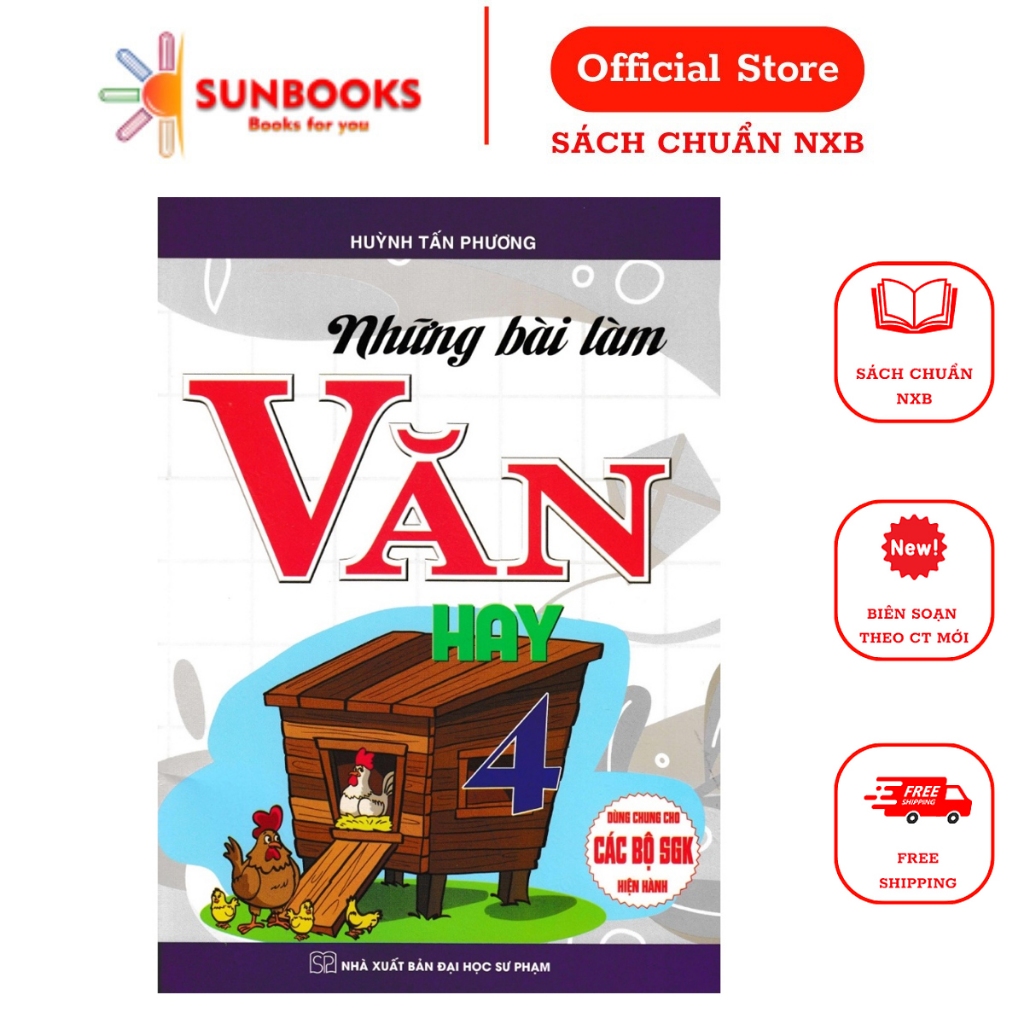 Sách - Những Bài Làm Văn Hay 4 (Dùng Chung Cho Các Bộ SGK Hiện Hành)