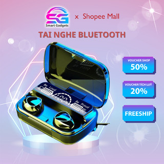 Tai Nghe Bluetooth Không Dây M10 Phiên Bản Pro Nâng Cấp Pin Trâu 3000mah, Nút Cảm Ứng, Màn Hình Led Gaming, Chống Nước H
