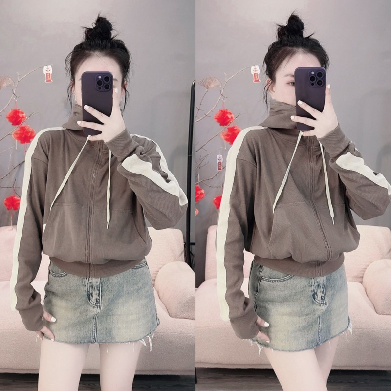 ÁO KHOÁC SỌC TAY NỮ NHIỀU MẪU, ÁO KHOÁC CHẠY SỌC TAY