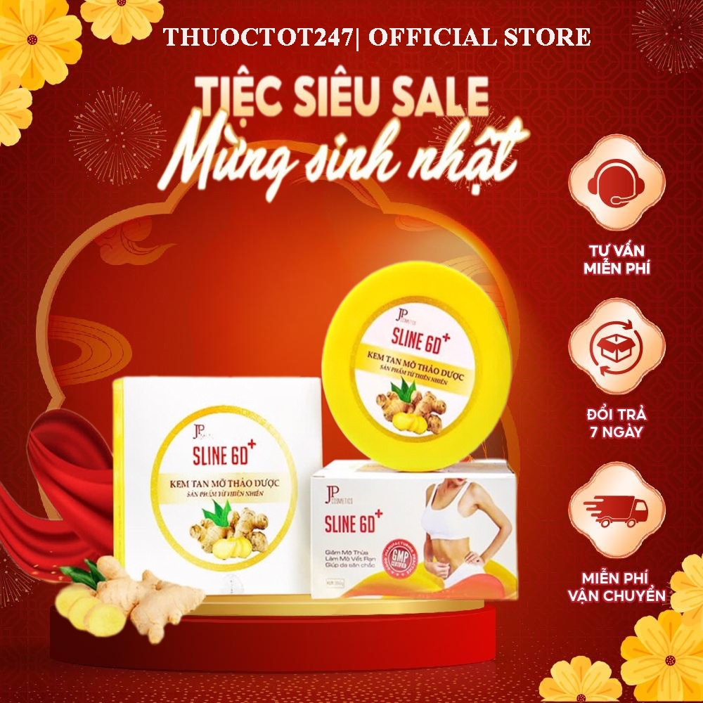 Kem tan mỡ thảo dược Sline 6D