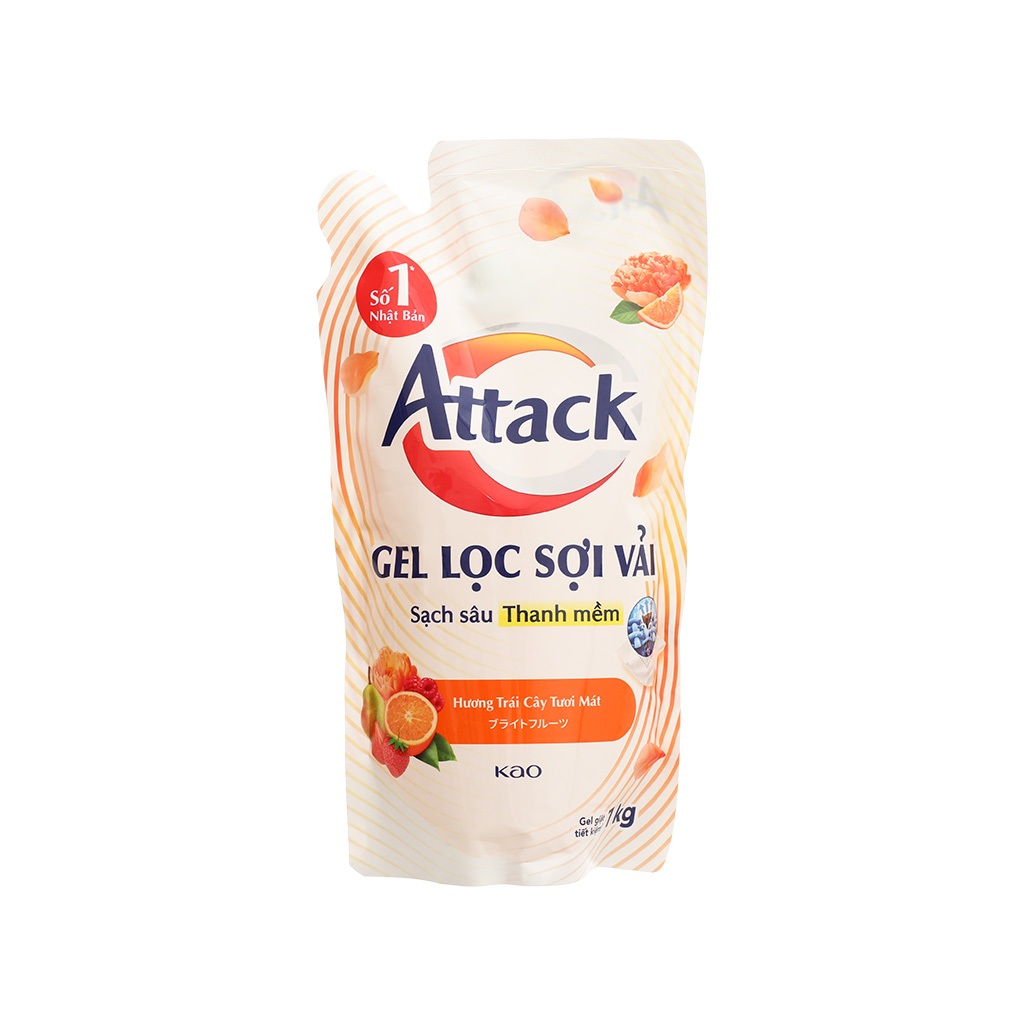 Nước giặt gel attack túi 1kg
