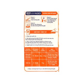 Nước giặt gel attack túi 1kg