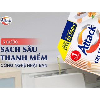 Nước giặt gel attack túi 1kg