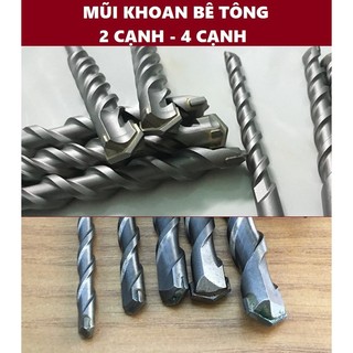 Mũi khoan bê tông (Nhiều Size)  2 & 4 cạnh
