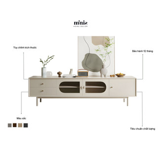 Kệ Tivi Minis phòng khách thông minh Minis , sản phẩm đã lắp đặt hoàn chỉnh, bảo hành 12 tháng