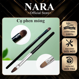 Cọ đắp gel cán ngắn đầu tròn - cọ phen đầu tròn - cọ lau phen - cọ đầu tròn chuyên dụng trong ngành nail