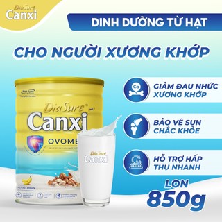 Thức Uống Dinh Dưỡng Từ Hạt DiaSure Canxi Ovomet (650G) Thuần Tự Nhiên - Hỗ Trợ Toàn Diện Các Vấn Đề Viêm, Xương Khớp
