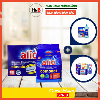Bột rửa bát Alio 1.5kg hoặc 1.8kg - Viên rửa bát Alio (Mùi nhẹ dịu) Nhập khẩu Đức (Có túi bột bóc lẻ dùng thử)