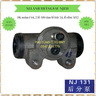Bơm dầu phanh bánh Sau, heo thắng sau, mã số NJ131 loại có xả gió, Đk mâm F44, 2 lỗ M8 tâm lỗ bắt 54