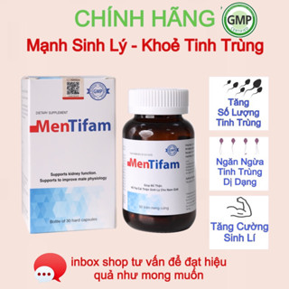 [KHOẺ HƠN]MENTIFAM mới với Tinh chất Hàu tốt nhất sâm peru - Bổ tinh trùng,tăng cường sinh lý, hàu oyster, hàu biển ob