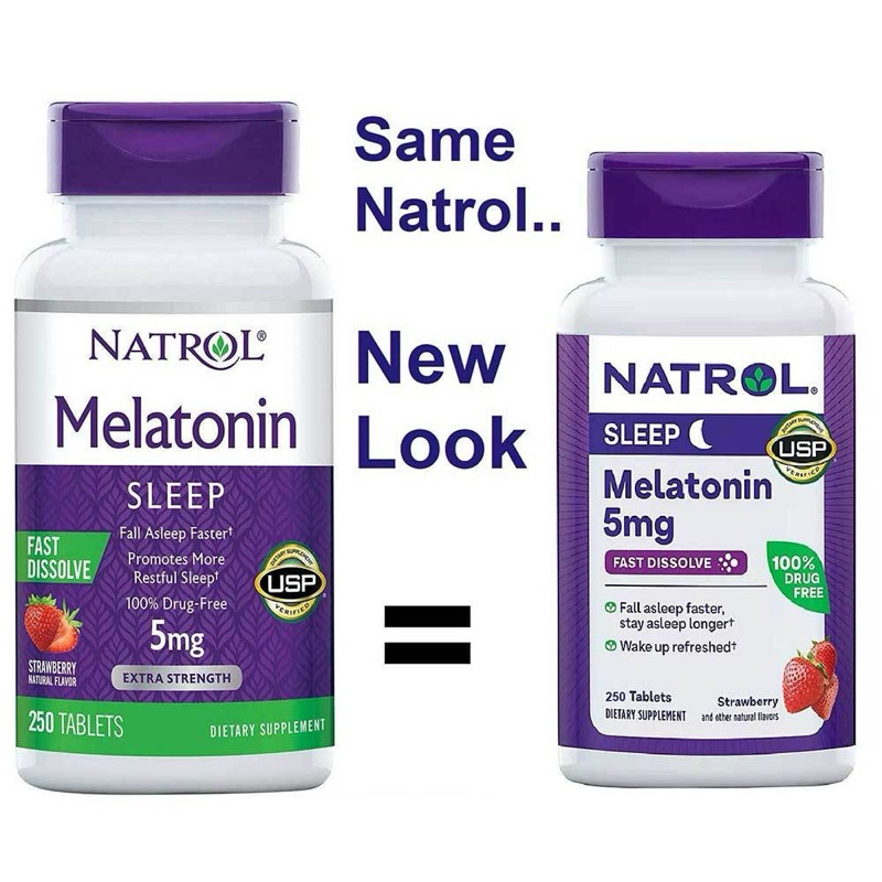 Natrol Melatonin Sleep 5mg chai 250 viên Date 2025