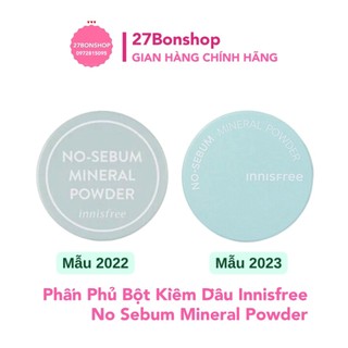 (TÁCH SET) PHẤN PHỦ INNISFREE NO SEBUM MINERAL POWDER EXCLUSIVE SET (5G)