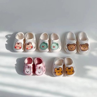 April bébé - dot to dot Dép sục charm gấu, thỏ style hàn quốc, Dép sục cho bé trai, bé gái chống trơn trượt có quai hậ